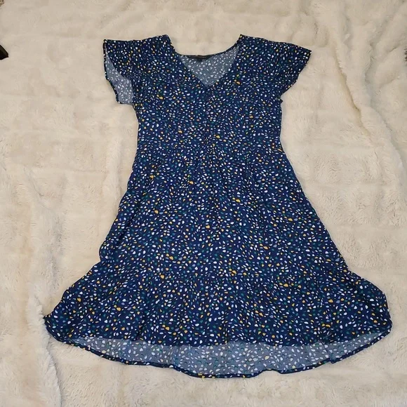 Banana Republic Navy V Neck Dress S - Picture 7 of 13